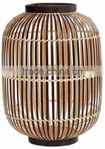 Natural Vintage Bamboo Lantern photo-3