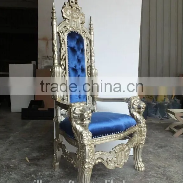 Wedding Stage Bride and Groom King and Queen Chairs photo-4
