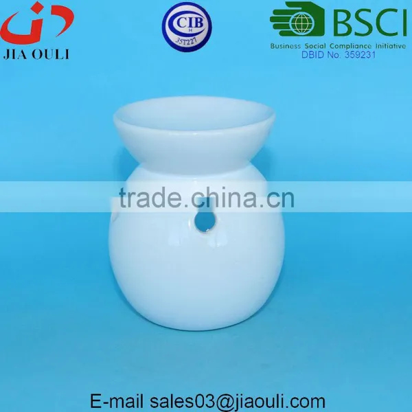 7.8cm Cheap Small Glazed Ceramic Essential Oil Burner Different Colors photo-2