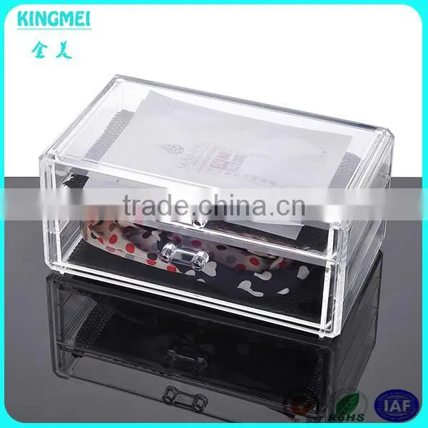 Hot Sale Clear Plastic Plexiglass Makeup Organizer & Large Makeup Organizer Storage Box & Cosmetic Makeup Organizer photo-2
