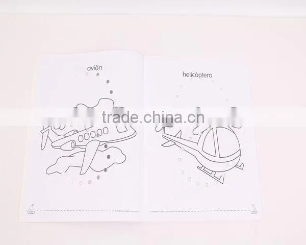 24 Pages Drawing Book of Transports (Spanish) photo-2