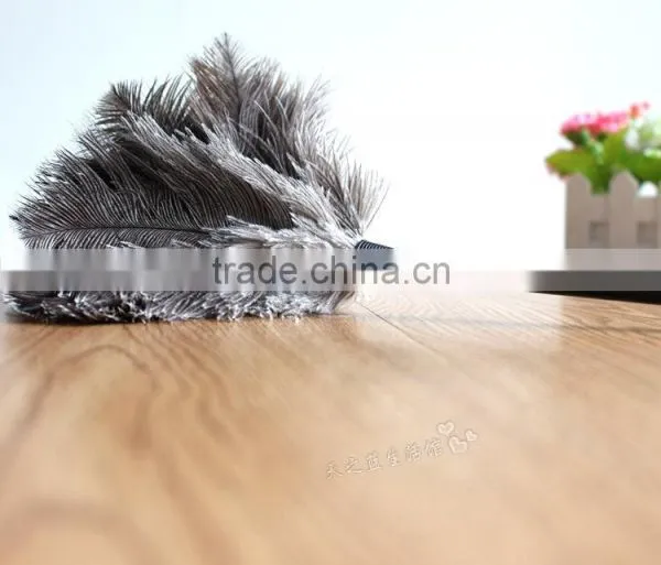 Small Plastic Handle OSTRICH Feather DUSTER photo-2