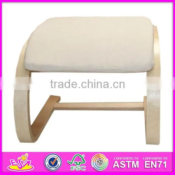 Top Quality Classic Upholstered Dining Chair for Kids,Elegant Wooden Toy Upholstered Dining Chairs,wooden Relax Chair W08F026 photo-4