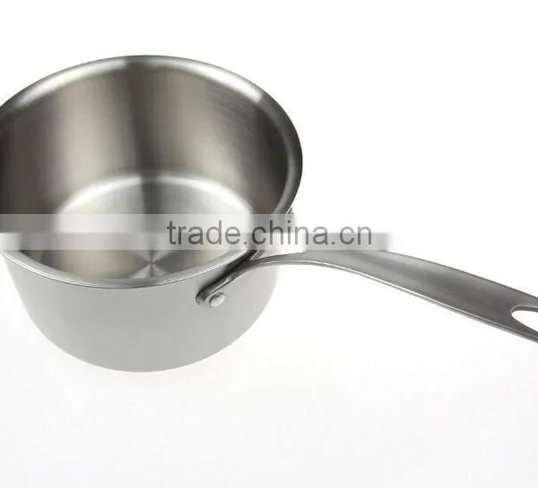 Kitchen Utensil Stainless Steel Double Bottom Health Milk Pot photo-2