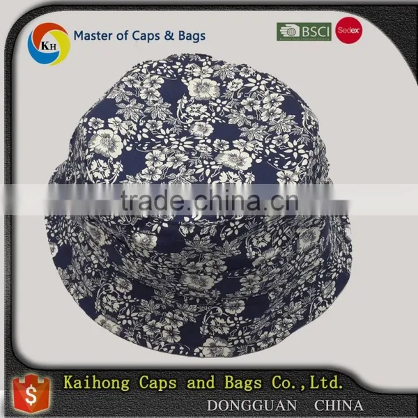 Fashion High Quality Bucket Hat of Floral Fabric photo-4