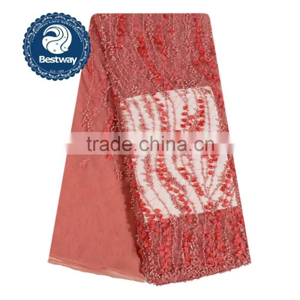 Bestway Shiny Lace Material With Sequins For Dressing FL0268-3 photo-2