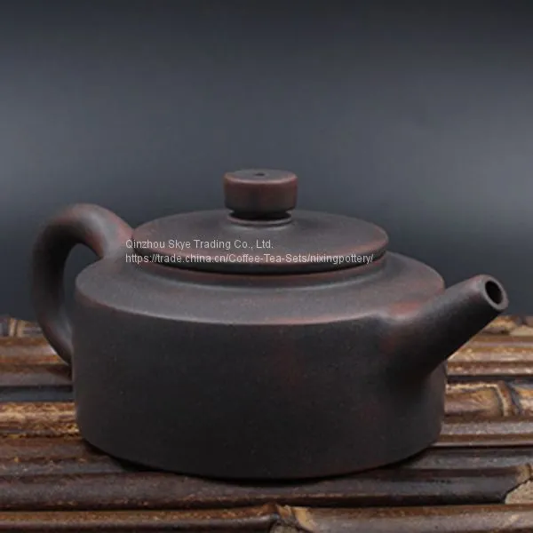 Purple Clay Teapots Nixing Pottery Zhou Pan Pure Handmade 150ml Teapot photo-2