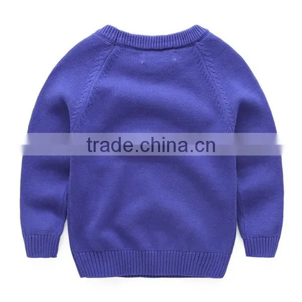 Kids Clothes 2015 Children's Cartoon Lion Sweater Baby Boy Sweater Pullover photo-2