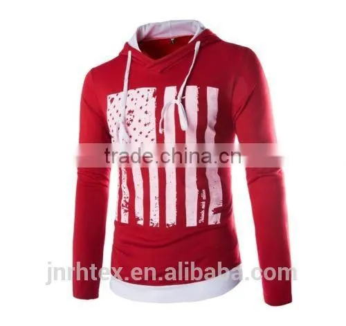Hot Mens Long Sleeve Custom Print Couple Lover Hooded Sweatshirt photo-5