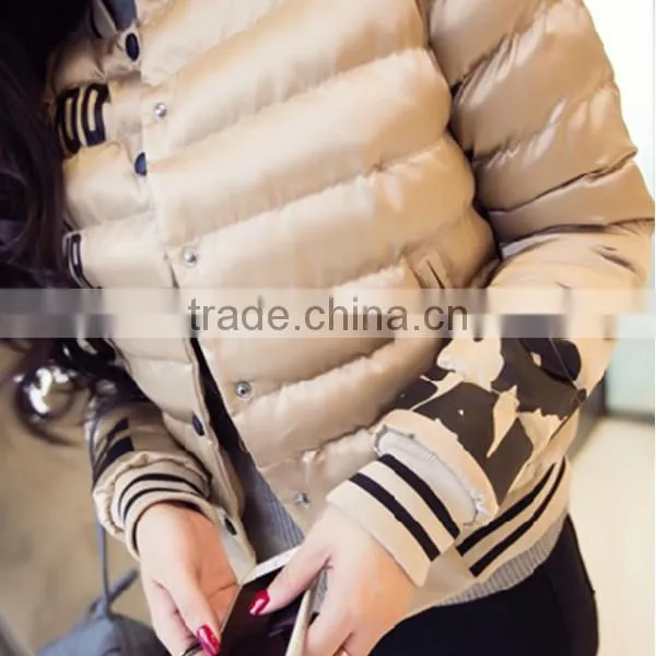 2015 Wholesale Light Outdoor Women Short Padded Jacket photo-3