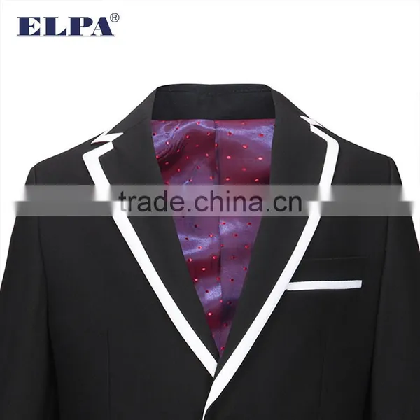 ELPA Latest Designer 3 Piece Kids Fashion Suits Black Boy School Uniforms Wholesale photo-6
