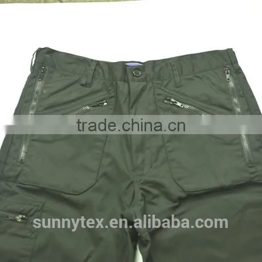 Mens Polycotton Casual Multipockets Cargo Pants Work photo-3