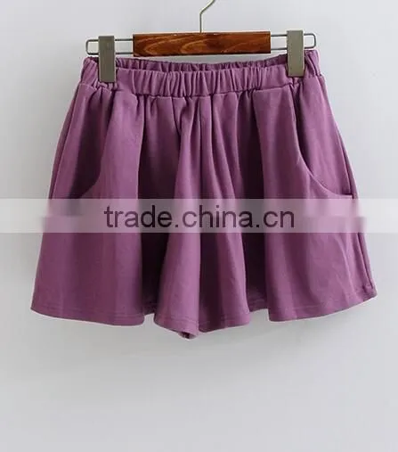 EY0611P Women High Waist Fashion Casual Shorts 2017 photo-2