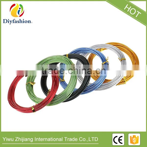 2mm 5m Round Aluminum Wire Jewelry Craft Versatile Painted Jewelry Findings Beads For Jewelry Making DIY photo-4