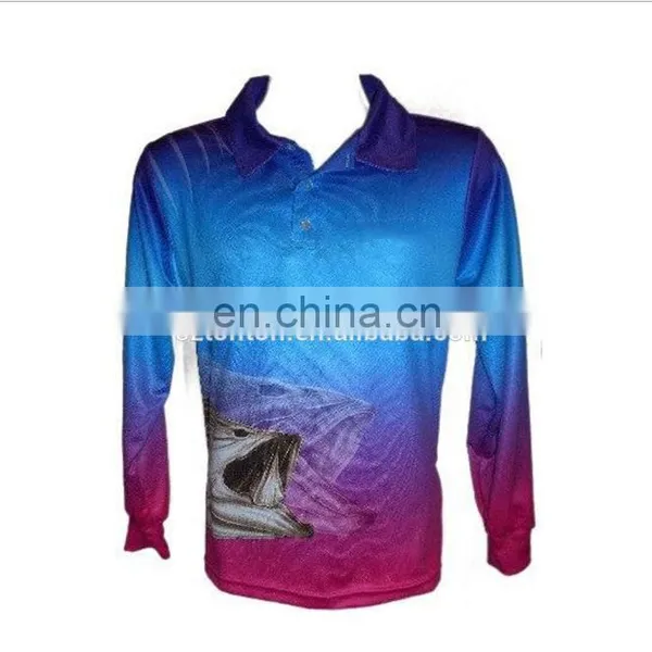 Wholesale Custom Fishing Shirts&polyester Fishing Shirt photo-5