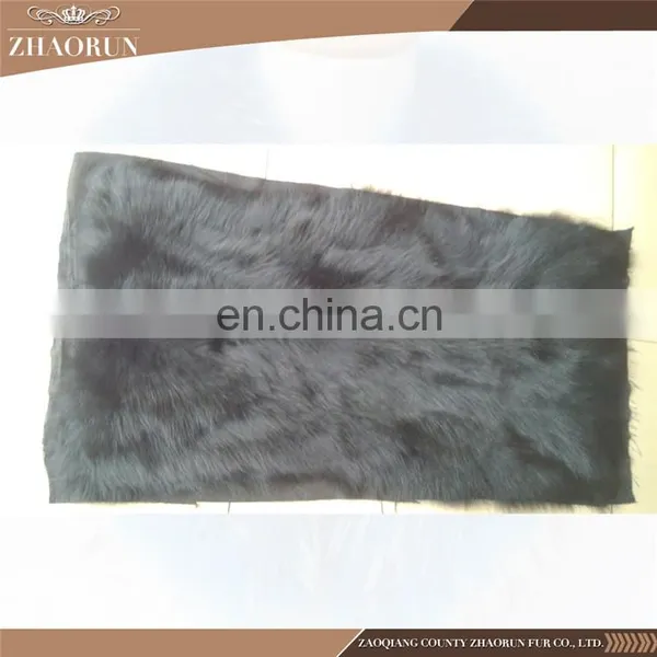 100% Real Fox Fur Plate / Dyed Color Fox Fur Skin Plate For Clothes & Garments photo-4