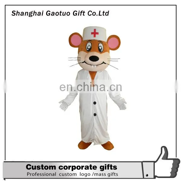 promotional custom advertising mouse costume for adult wearing