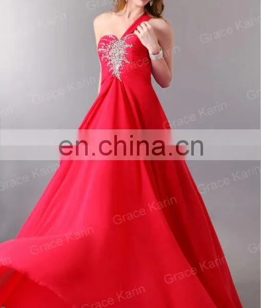 2015 New Arrivals Embroidery Beaded Elegant Black One Shoulder Designer Evening Dresses CL3120-1 photo-5