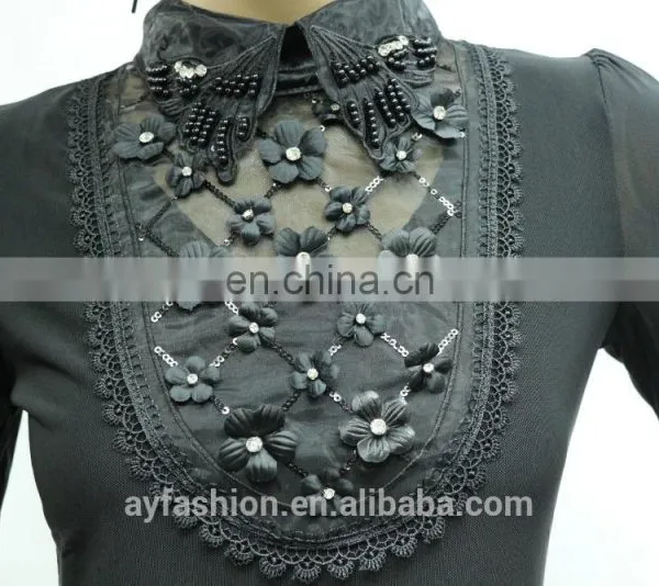 Latest Blouse Design Pictures Casual Bottoming t Shirt for Woman photo-4