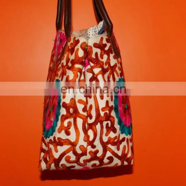 Top Quality Woman Genuine 100% Cotton Handbag Travel Tote Bags With Small Women Bag photo-4