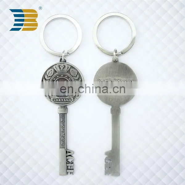 Key Shaped 3d Metal Keychain photo-5