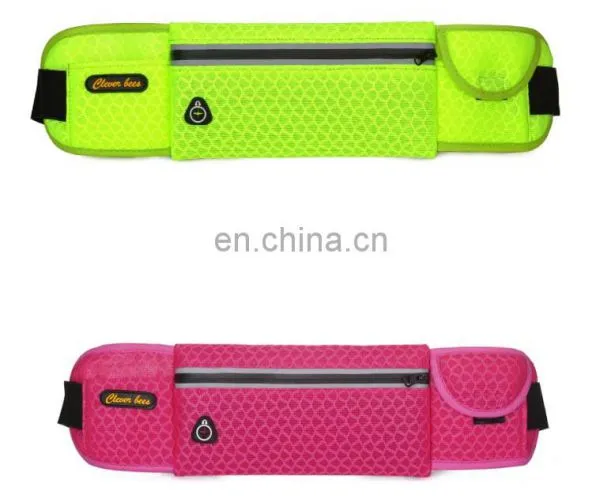 Custom Promotional Blue Polyester Nylon Sports Bag With Zipper for Extra Security for Running photo-4