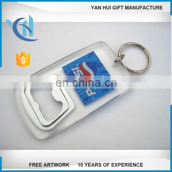 Custom Cheap Bulk Blank Aluminum Metal Beer Keychain Bottle Opener Keychain photo-3
