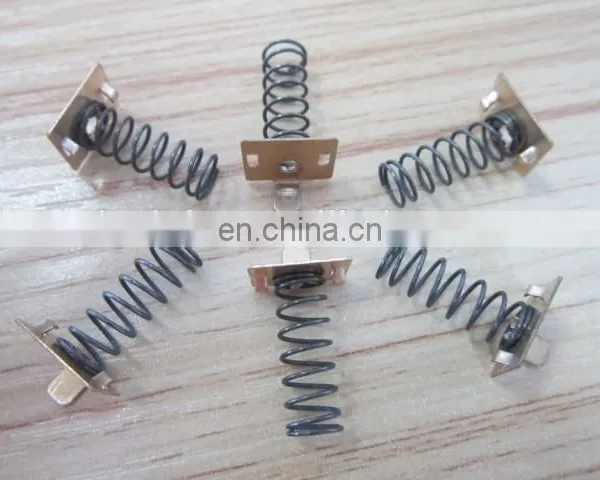 High quality steel spring anodized stamping metal sheet part electronic power supply fitting metal battery contactor
