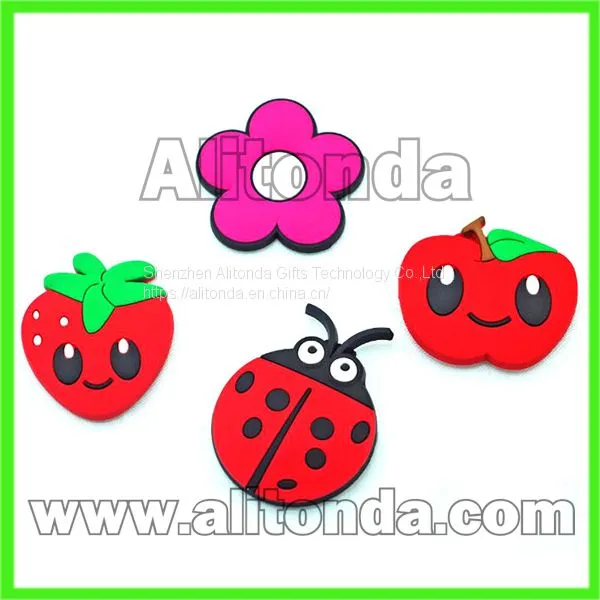 Custom Soft Pvc Cartoon Animal Flower Food Fridge Magnet for Home photo-5