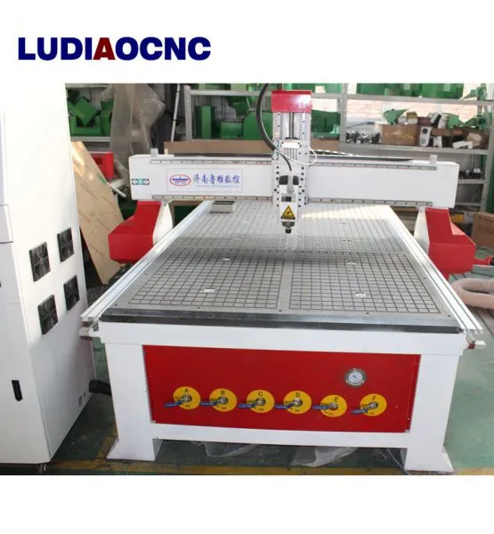 Wood WPC Board Decoration CNC Carving Router Machine 1200*1200mm photo-3