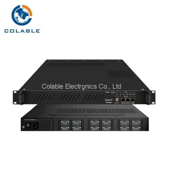 hd h264 dvb ip encoder modulator isdbt spts with 8/12/24CVBS inputs