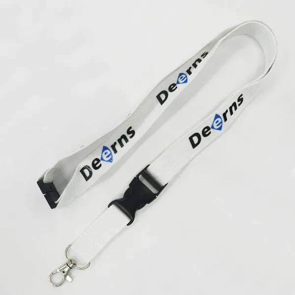 Silkscreen Printing Dye Sublimation Custom Recycled PET material Strap Eco-friendly Lanyard photo-5