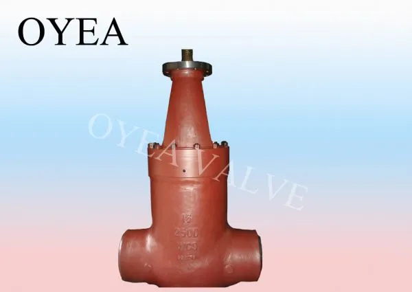 ANSI Wcb Cast Steel Forged Steel Stainless Steel High Pressure High Temperature Power Station Pressure Gate Valve