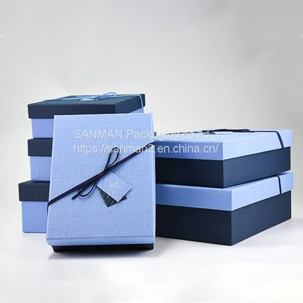 Jewelry Hardboard Paper Gift Box With Embossed photo-3