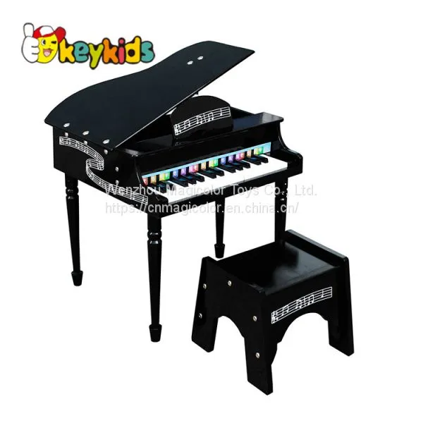 High Quality Instrument Toy Wooden Kids Piano for Wholesale W07K014