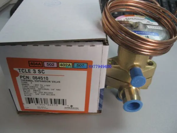 Eemerson Thermal Expansion Valve Series TCLE7-1/2HCA,TCLE10HW,TJRE13MW