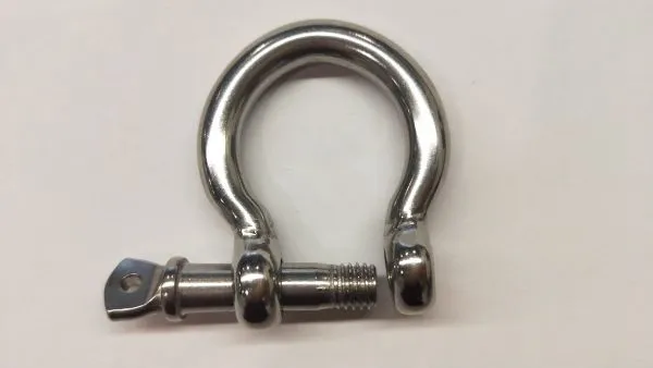 Shackle Swivel Shackle Stainless Steel Shackle 2 Ton Highly Polished European photo-3