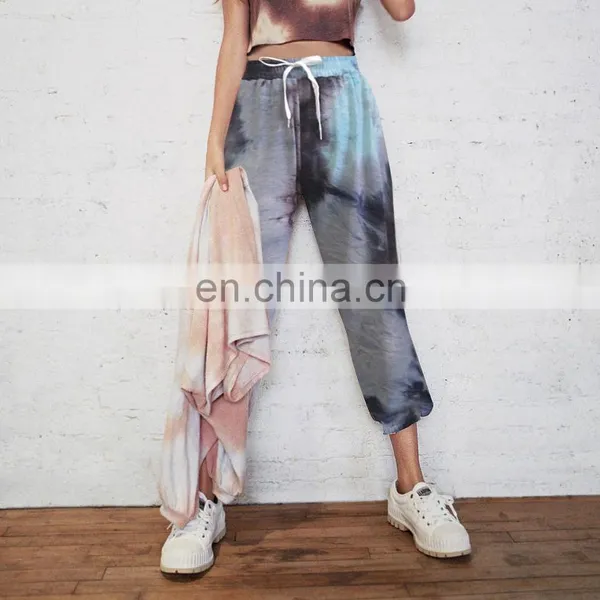 LAITE TR2021 Women Plus Size Pants Ladies Tie Dyed Trousers Women's Trousers photo-6