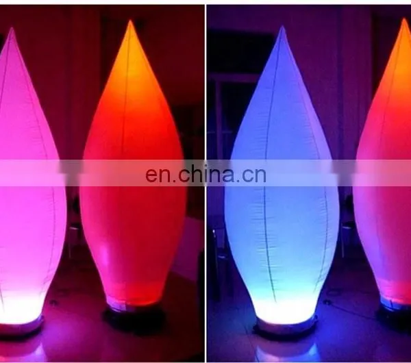 Ground LED Lighting Decoration Inflatable Water Drop Lights With Air Blower for Events Party photo-2