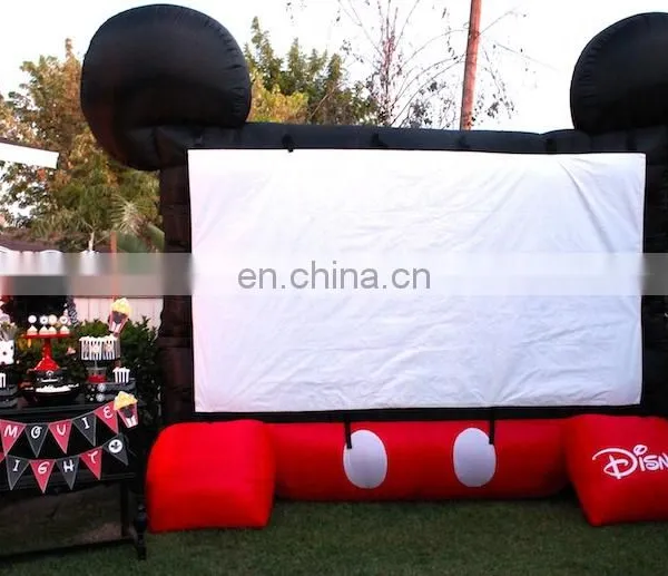 2020 Best Selling Home Blow Up Theater Screen Backyard Inflatable Movie Projector Screen for USA photo-3