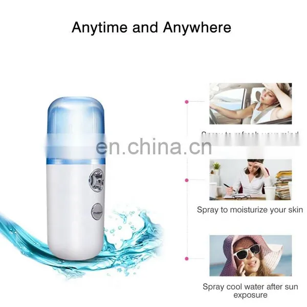 Electric 30ml Mini Handy Mist Steamer Nano Facial Sprayer Usb Nebulizer photo-5