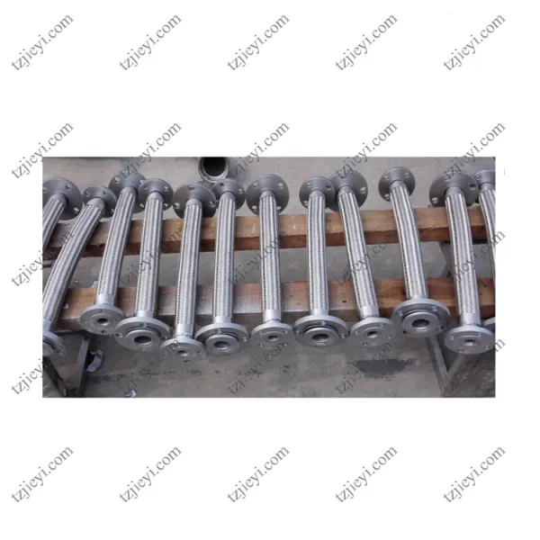 DN40 Stainless Steel 304 High Temperature High Pressure Metal Braided Hose DIN Flange Connection photo-2