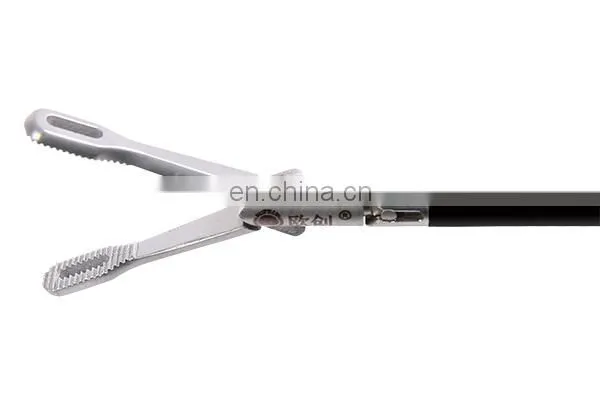 Geyi Reusable Atraumatic Forceps Autoclavable Fenstrated Grasper for Laparoscopy Surgical Instruments photo-3