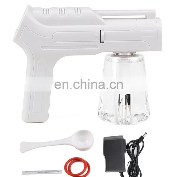 Newest Portable 350ML Blue Light Nano Steam Spray Gun Rechargeable for Home Use Sterilization photo-3