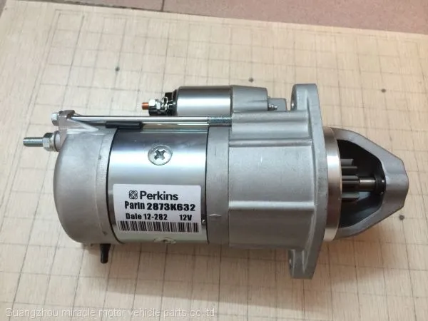 For  perkins starter 2873k632 12V