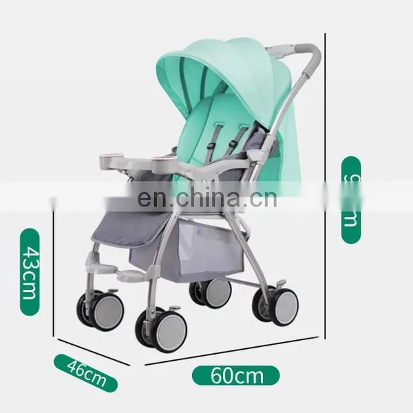 Oem Compact Easy to Carry Baby Trolley Lightweight Folding Stroller photo-3
