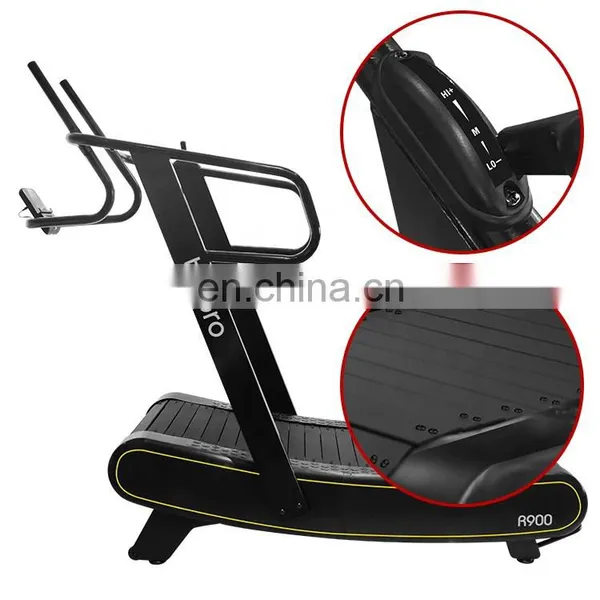 Curved Treadmill&air Runner for HIIT Low Weight Running Machine Exercise Equipment Mechanical Treadmill for Functional Trainer photo-5