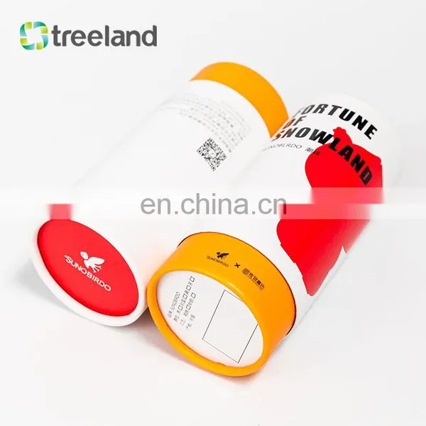 Factory Packaging Paper Cans Circular Tube Box Custom Logo Applicable Cosmetic Perfume Cream Food photo-4