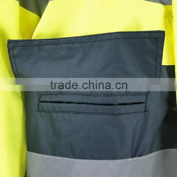 Cheap High Visible Road Safety Winter Reflective Jacket RF072 photo-5