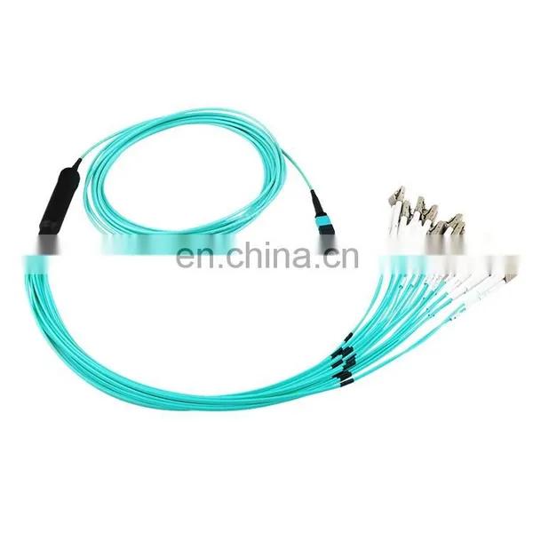 40G Fiber Optic MPO to 4 Duplex LC Connector Patch Cord photo-2